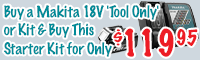 Makita 18V 5.0 Ah Battery and Rapid Charger Kit Makita 18V 5.0 Ah Battery and Rapid Charger Kit