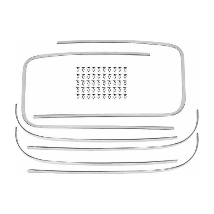 Counterpart Automotive Deluxe Cab & Door Molding Set 195559 Chev/GMC Truck