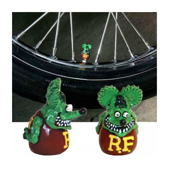 Rat Fink Tire Valve Caps