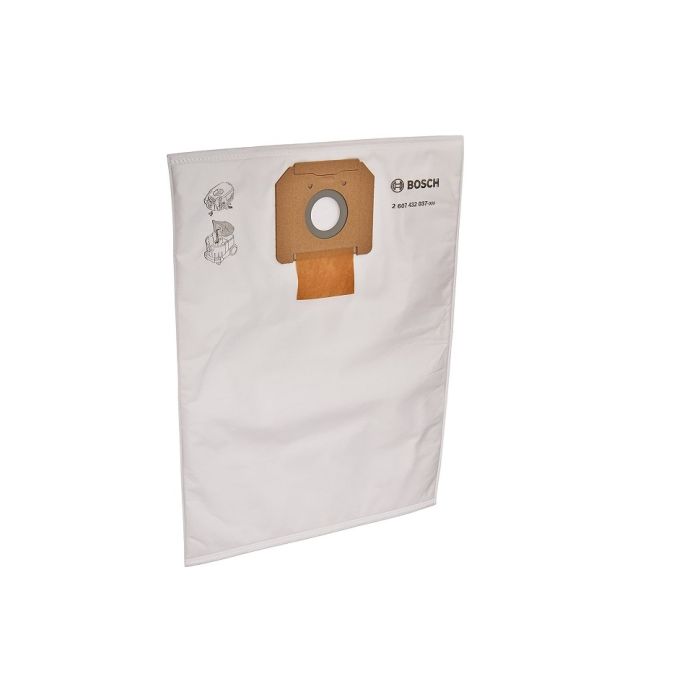 Bosch Fleece Filter Bag for use with VAC090 Dust Extractor 9 Gallon White