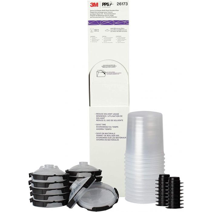 3M 16373 PPS STARTER REFILL PACK-STANDARD SIZE 22 OZ 125 MIC (12/PK) *Auto Body* - Foto 12