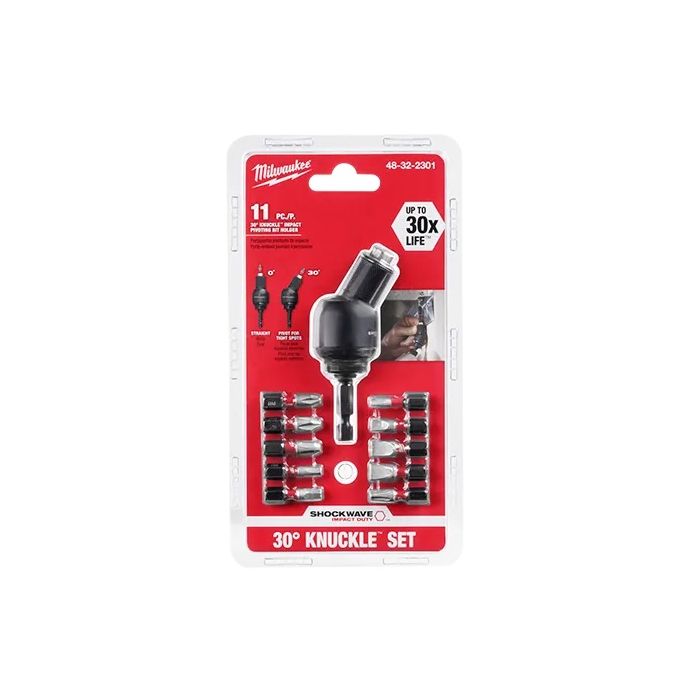 Milwaukee SHOCKWAVE 30 Knuckle Bit Holder 11 Piece