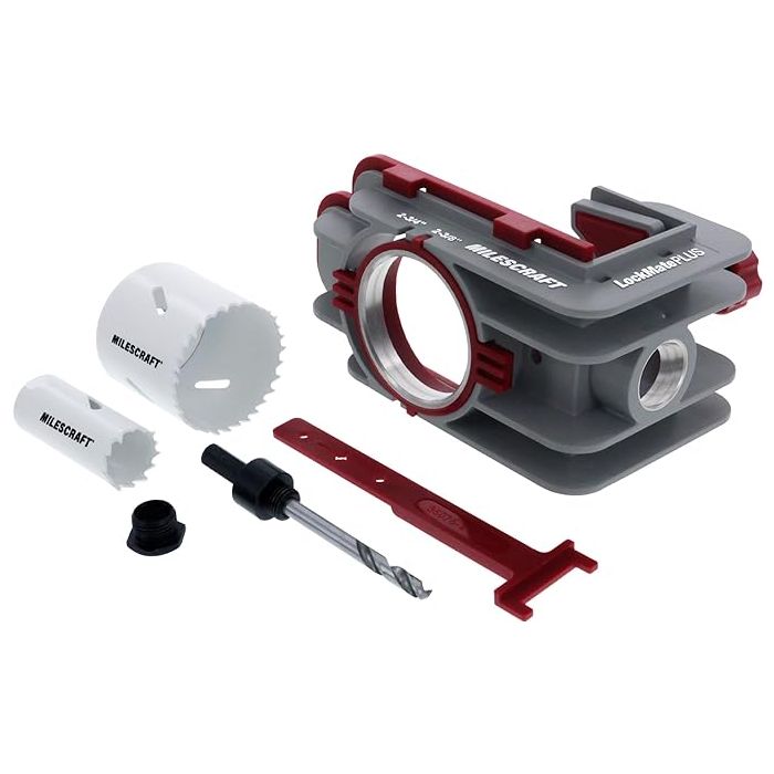 Milescraft Lock Mate Plus Self Clamping Professional Door Lock Installation Kit