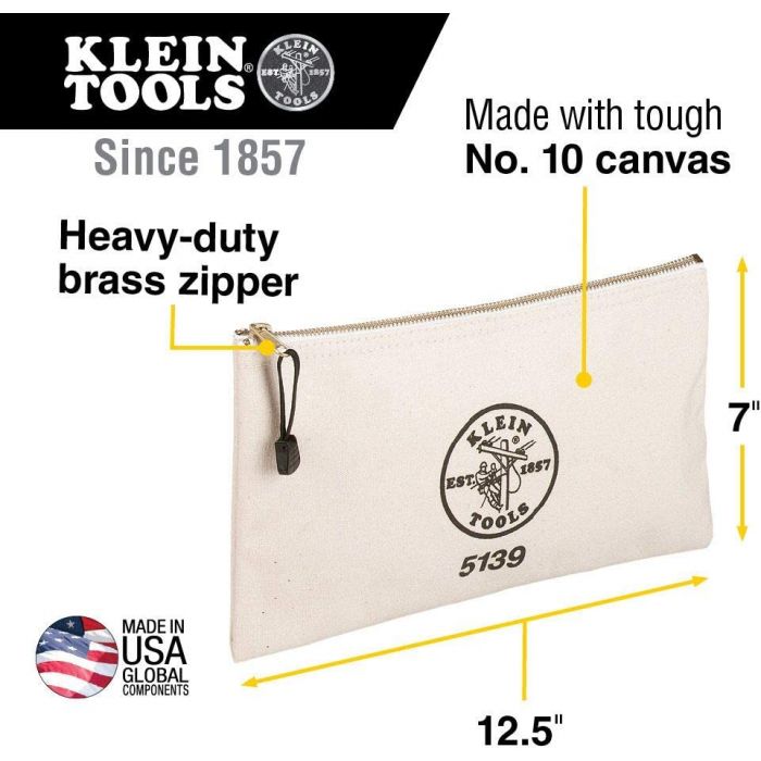 Heavy duty zipper pouch shop