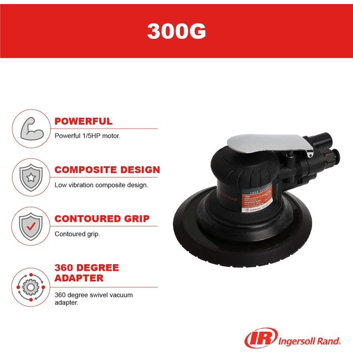 Ingersoll rand edge 300g random orbital sander discount