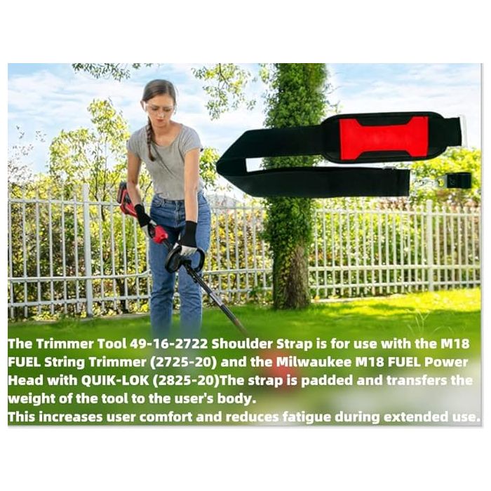 Milwaukee string trimmer shoulder strap new arrivals