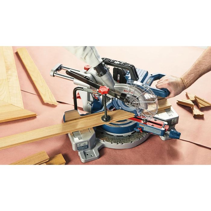 Bosch PROFACTOR 18V 7 1 4 Single Bevel Slide Miter Saw with 8Ah Battery