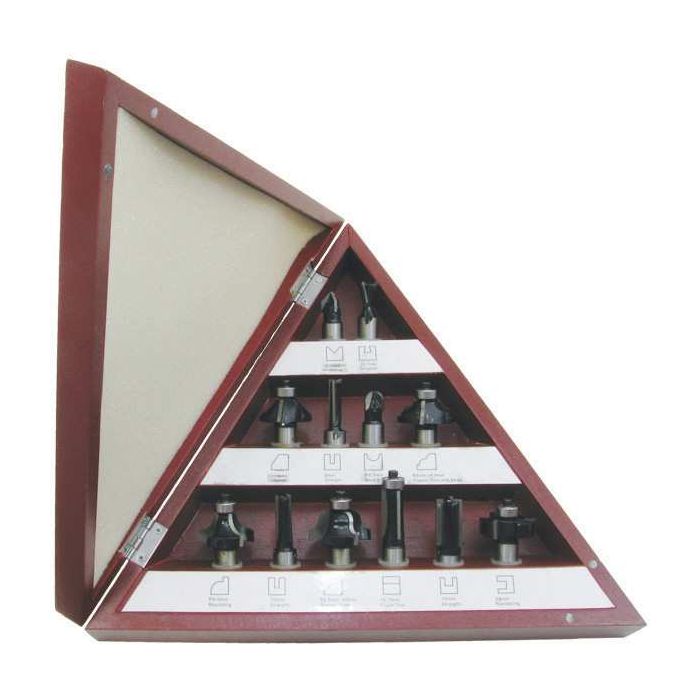 Woodpeckers 12pc 1/2" Router Bit Set