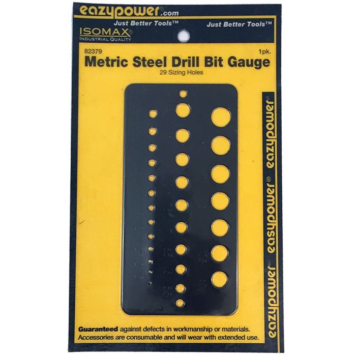 Eazypower Drill Bit Gauge Metric