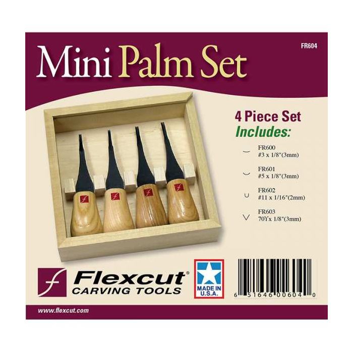 Flexcut 4 Pc. Mini-Palm Carving Set