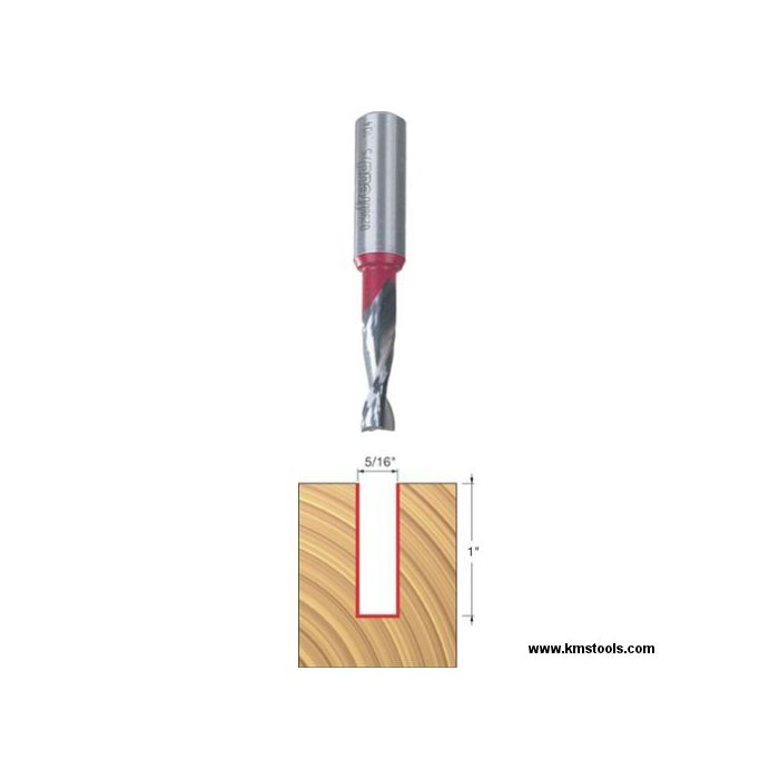 Freud 5/16 x 1" Up Spiral Router Bit