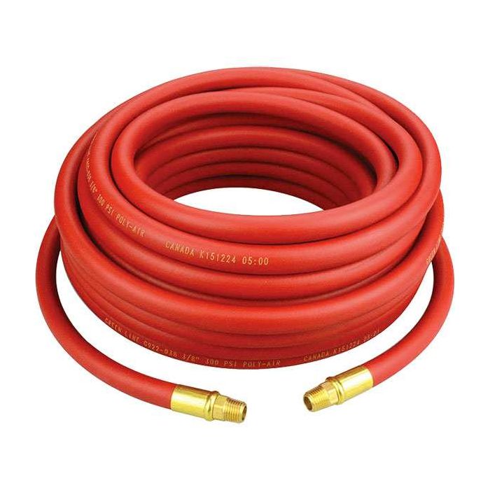Green Line PolyAir Hose, 1/4" x 50' 1/4NPT