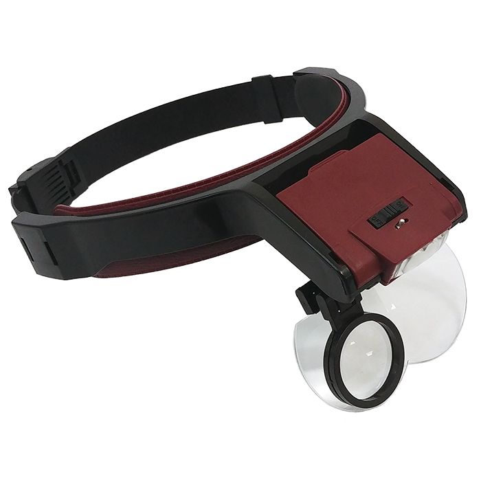 Hawk Magnifier Headset with LED Headlamp