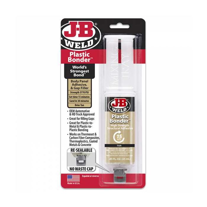 JB Weld Plastic Bonder Epoxy 25 ml