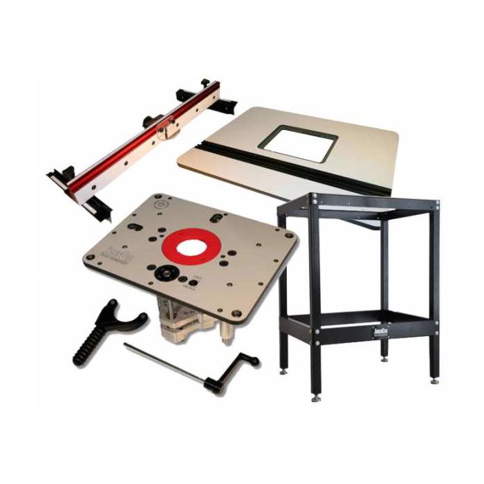 JessEm Rout-R-Lift II Router Lift with Table Top, Fence and Stand