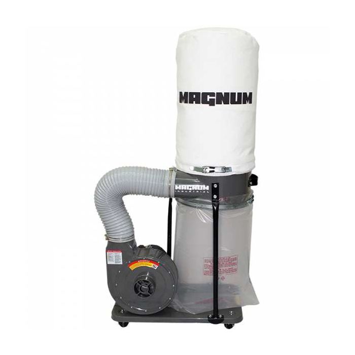 Magnum Industrial ContinuousDuty 1 HP Dust Collector