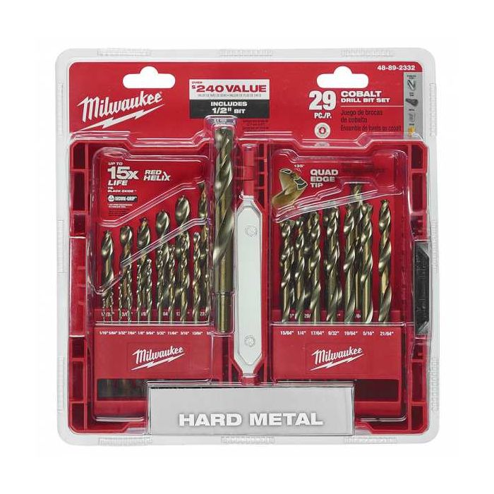 Milwaukee RED HELIX Cobalt Drill Bit 