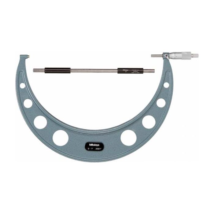 Micrometro Mitutoyo 0-1 Pollici - Non Digitale, Con Arresto A Cricchetto