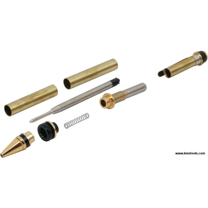 MaxWood CigarStyle Pen Turning Kit Twist Gold Finish