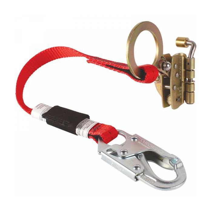 Dynamic Automatic Rope Grab with Panic Lock, Lanyard and Double Locking  Snap Hook - 30