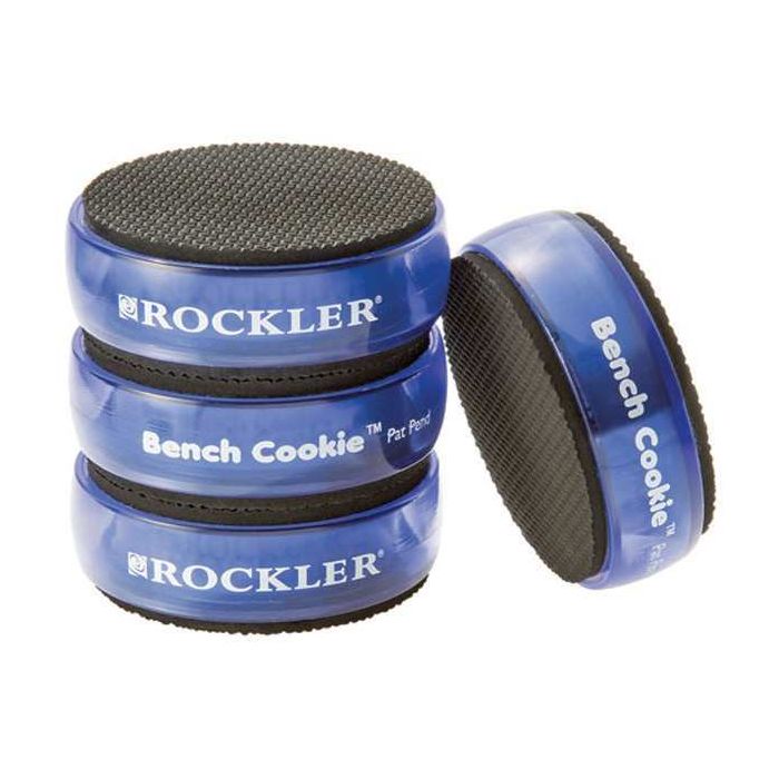 4 Pack Rockler Original Bench Cookies Woodworking Work Grippers Blue New