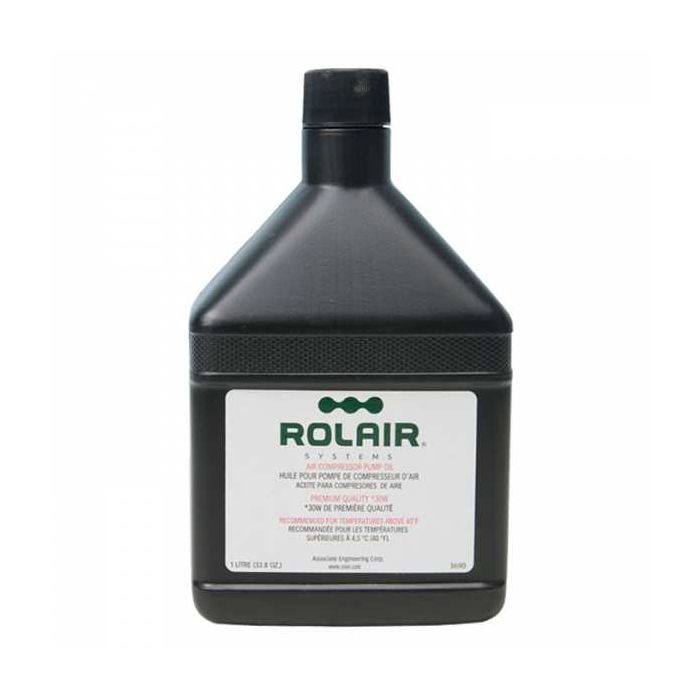 Rolair 30W NonDetergent Air Compressor Oil