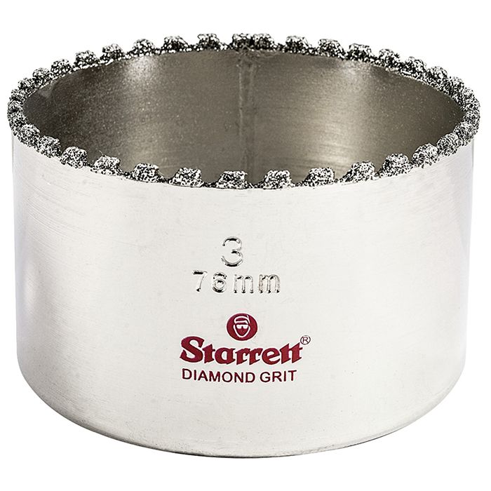 Starrett 3" Hole Saw Diamond Grit