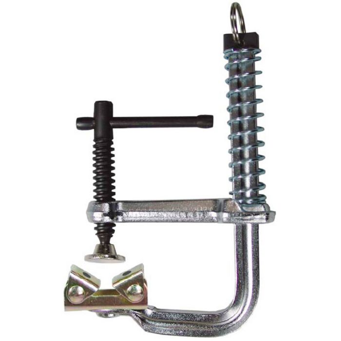 Spring loaded shop c clamp