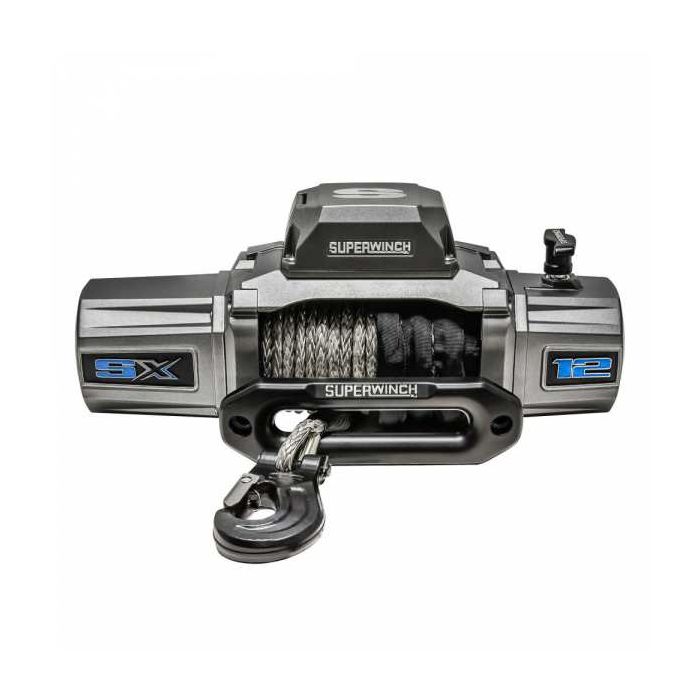 Superwinch 12V 3/8 x 80' Synthetic Rope Winch - 12000 lbs