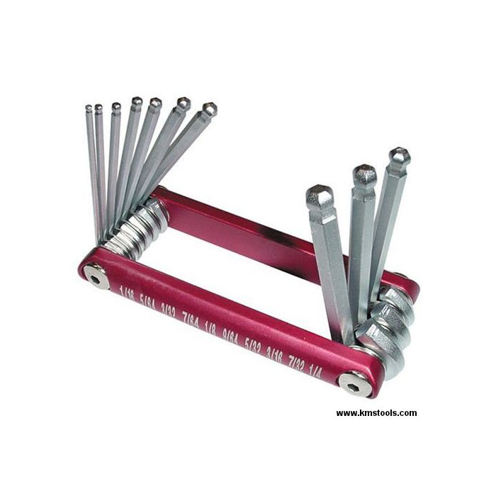 Titan 10pc Fold Up Hex Key Set SAE