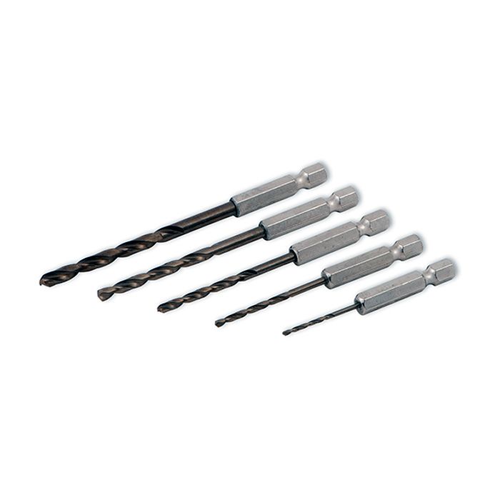 Titan 5pc Hex Shank Drill Bit Set