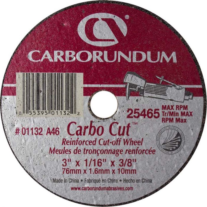 Carborundum Carbo Cut 3" Reinforced CutOff Wheel