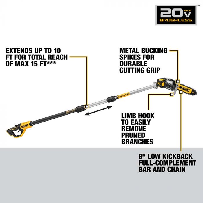 Dewalt pole saw bar best sale