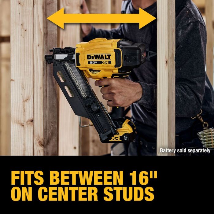 DEWALT 20V MAX Brushless Cordless 30 Paper Tape Framing Nailer Bare Tool