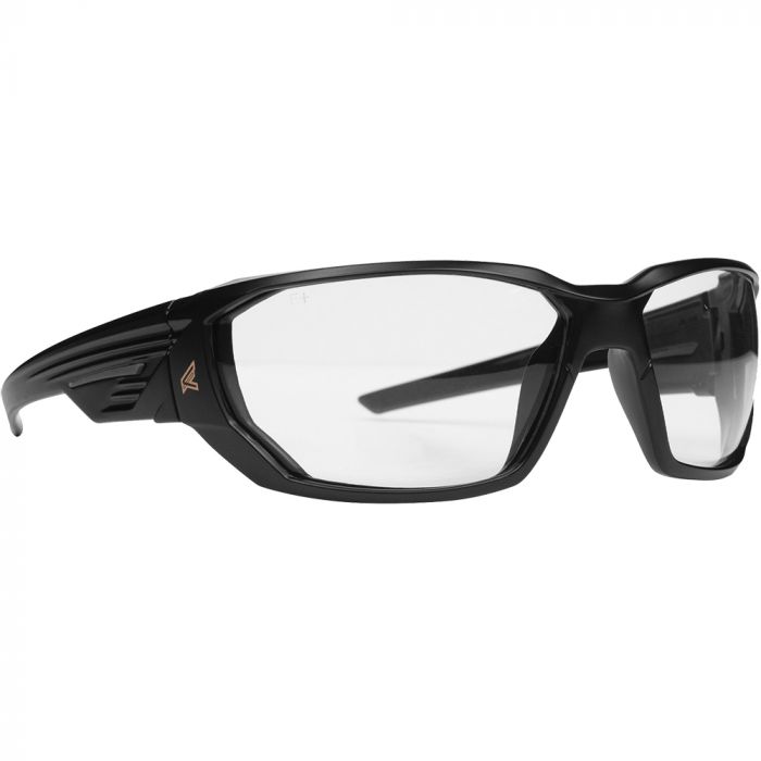 Edge Eyewear Dawson Matte Black Frame Safety Glasses Clear