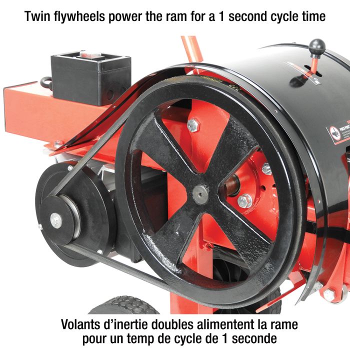 King Canada 10 Ton Kinetic Flywheel Log Splitter
