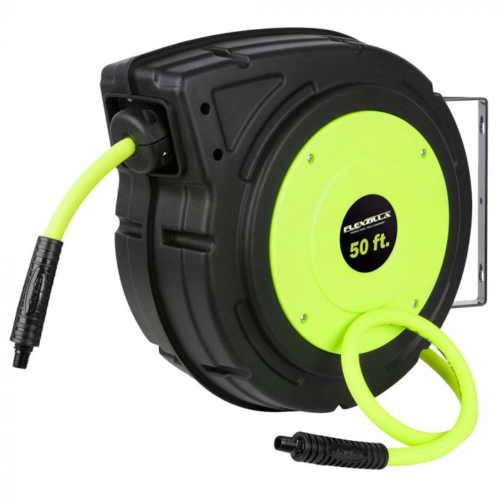 PVC 50-Foot Air Hose Reel with 3/8 Fitting – RODACTOOLS