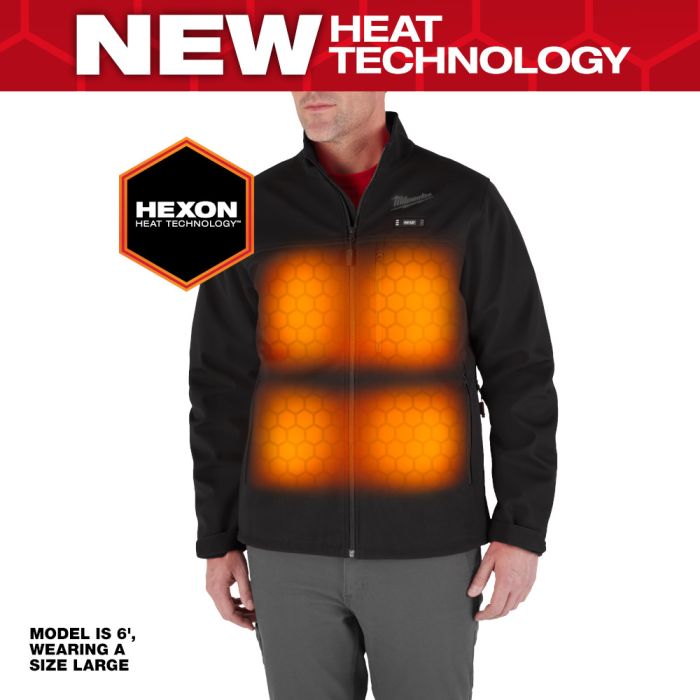 Milwaukee heated jacket 3xl black deals