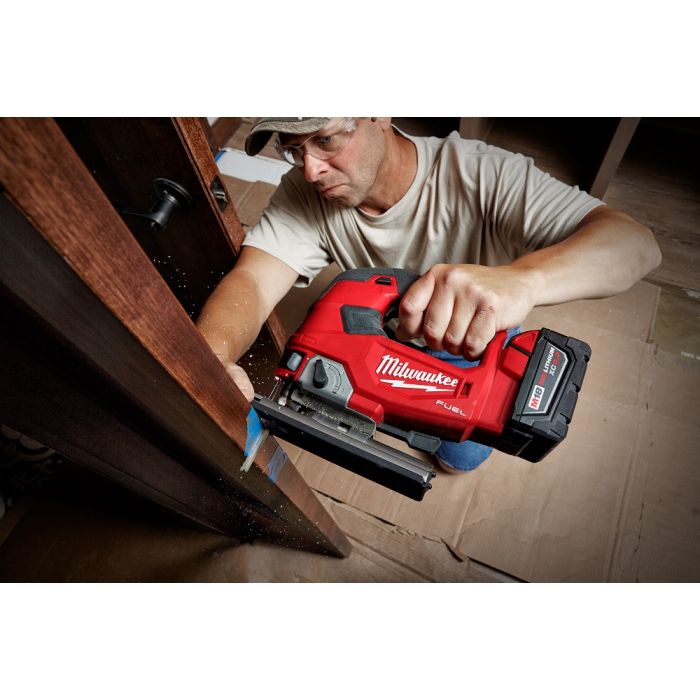 Milwaukee M18 FUEL 18 Volt Lithium-Ion Brushless Cordless D-handle Jig Saw  Tool Only