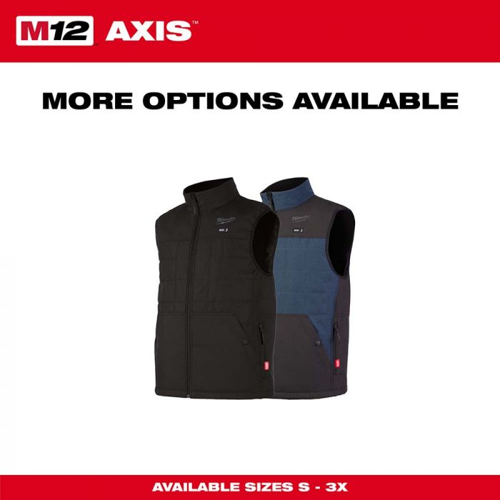 Milwaukee M12 Heated Axis Vest - Black 