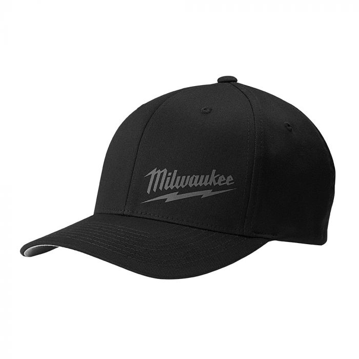 Milwaukee FlexFit Fitted Hat - Black 