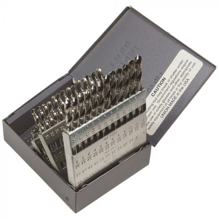 Norseman 21pc 1/16"3/8" Black & Gold Drill Bit Set