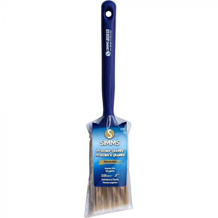 Simms Angular Sash 2" Polyester Nylon Paint Brush
