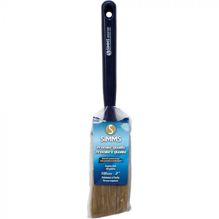 Simms Angular Sash 3" Premium Bristle Polyester Paint Brush