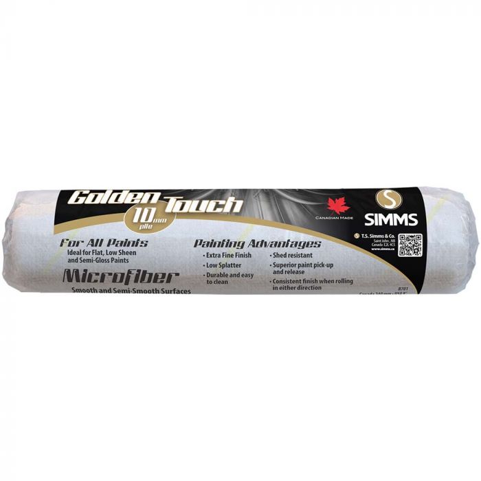 Simms Golden Touch 91/2" Microfibre Smooth & SemiSmooth Paint Roller