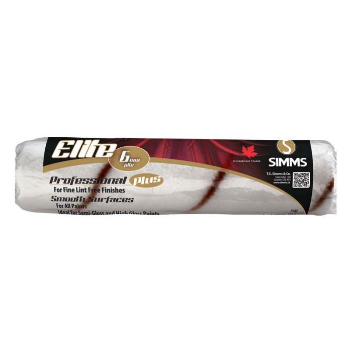 Simms 91/2" ELITE Professional Plus Smooth Paint Roller Sleeve