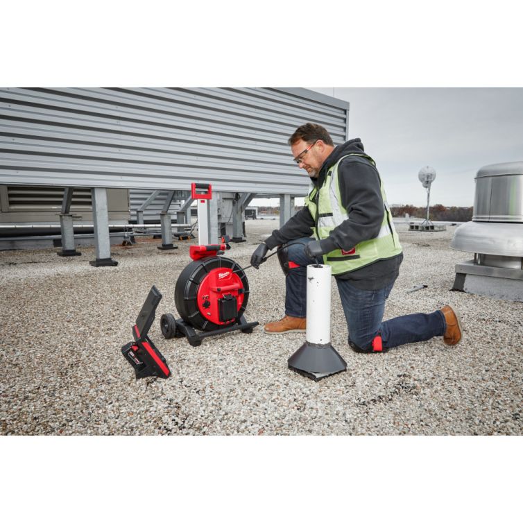 Milwaukee M18 200' Mid-Stiff Modular Pipeline Inspection System - Kit