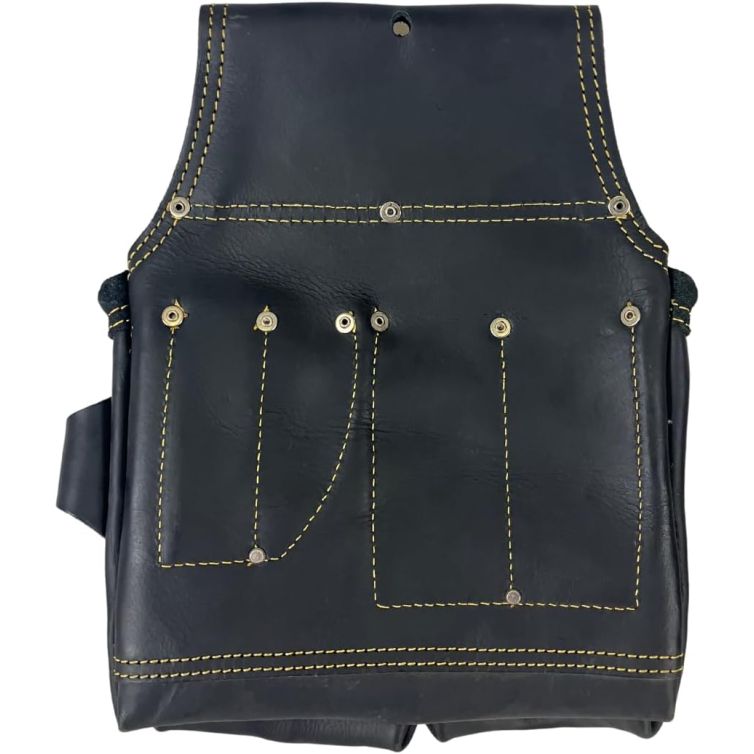 OX Pro Framer's Tool Bag, Oil-Tanned Leather, 3 Pouch | Ox Tools - View #4