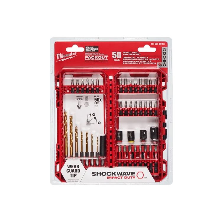 Milwaukee Shockwave 50pc Bit Set