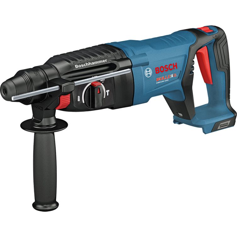 Bosch 18V EC Brushless SDS-plus Bulldog 1in. Rotary Hammer (Tool Only) for powerful drilling and demolition in concrete and masonry
